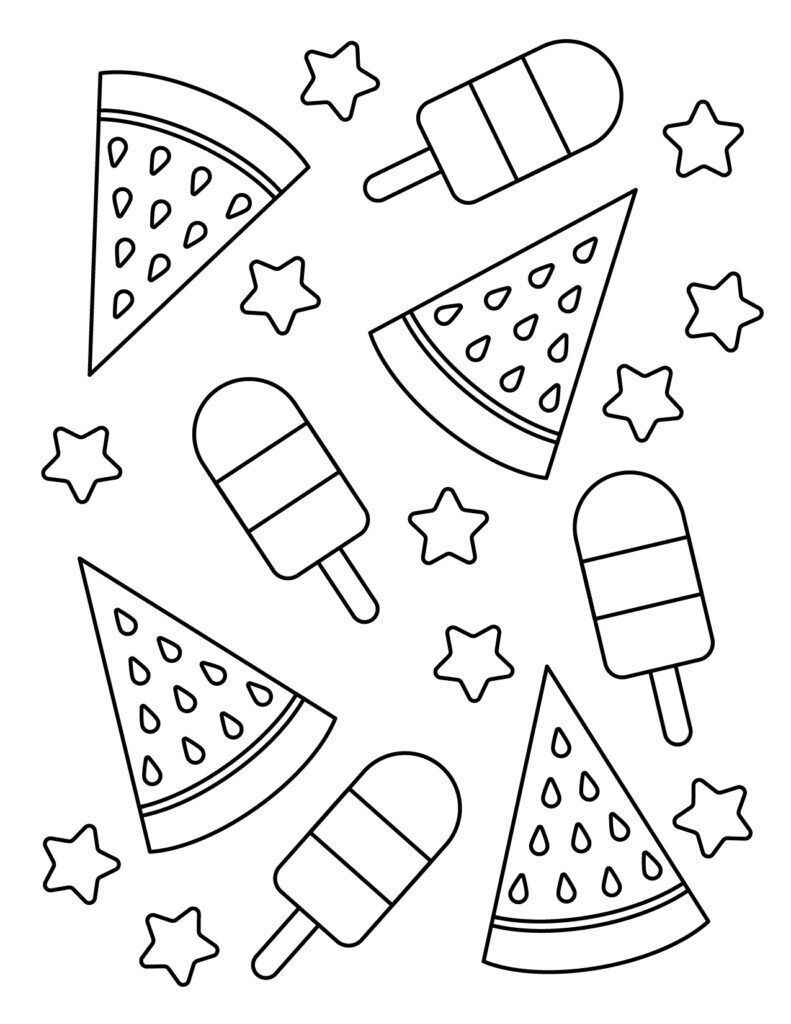 Desenho de Picole Desenho Colorir Imprimir 03