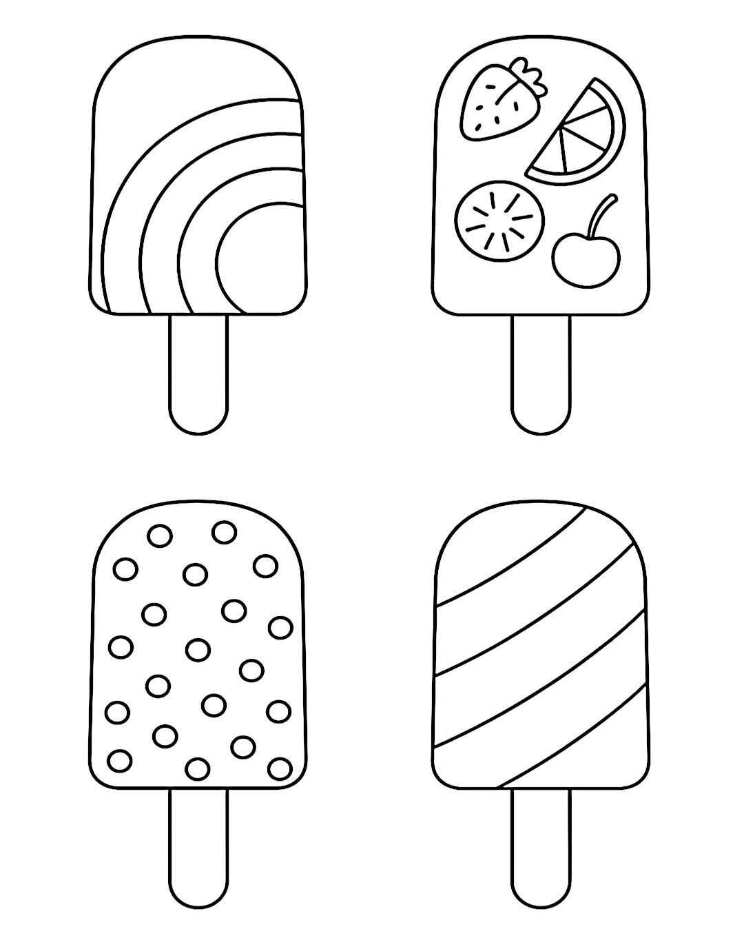 Desenho de Picole Desenho Colorir Imprimir 06