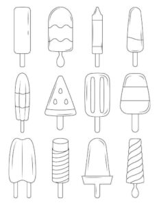 Desenho de Picole Desenho Colorir Imprimir 08