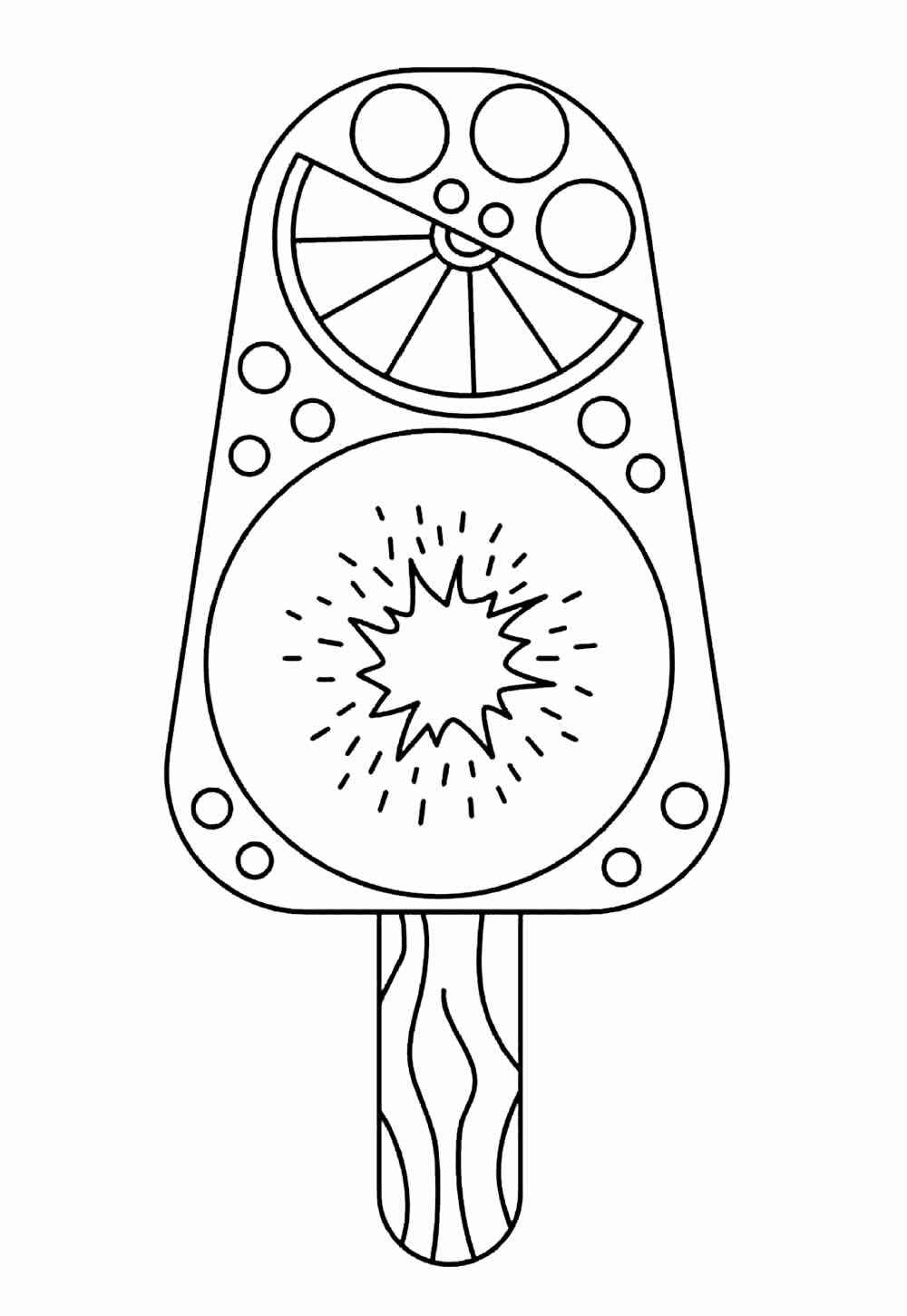 Desenho de Picole Desenho Colorir Imprimir 15