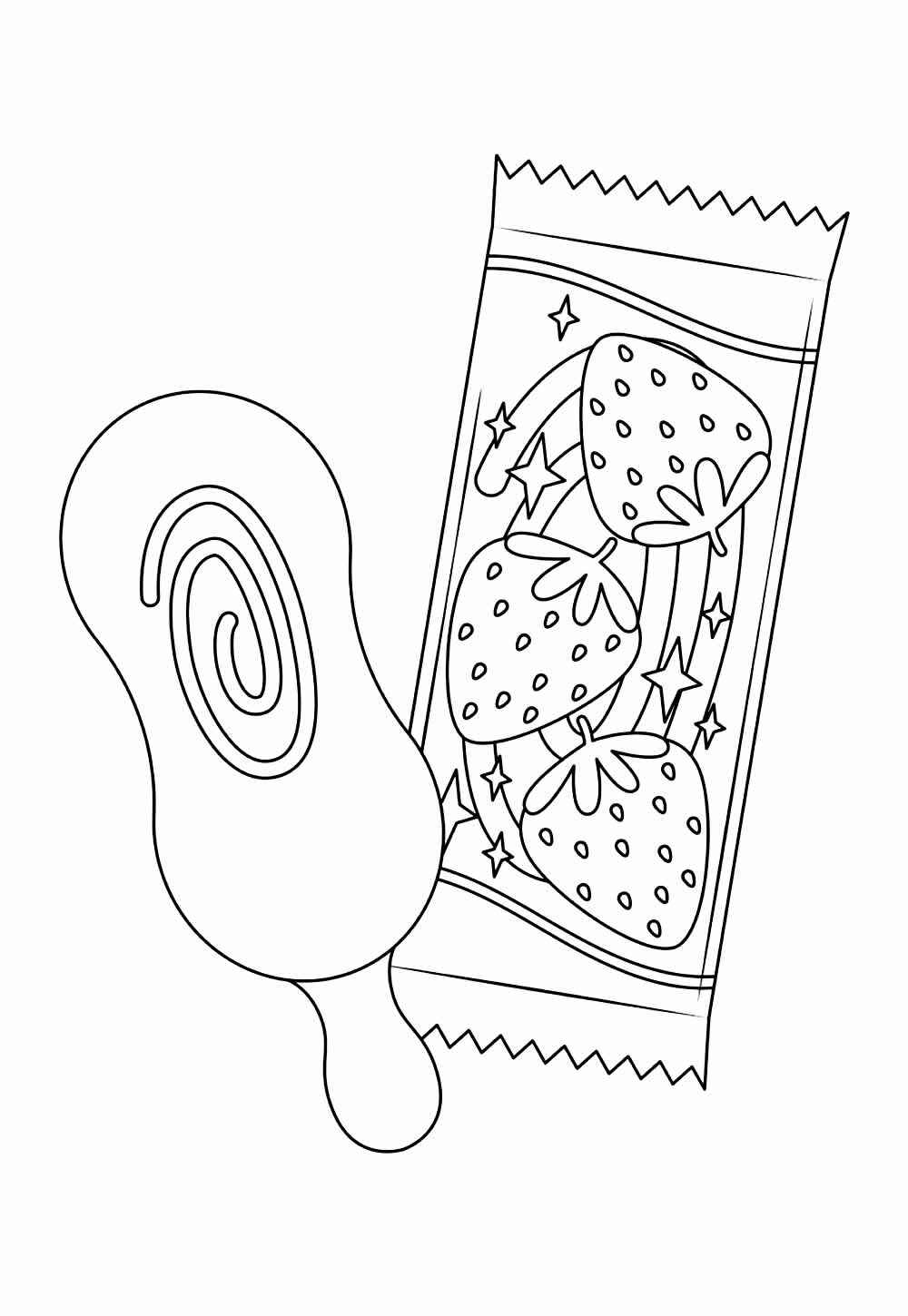 Desenho de Picole Desenho Colorir Imprimir 24