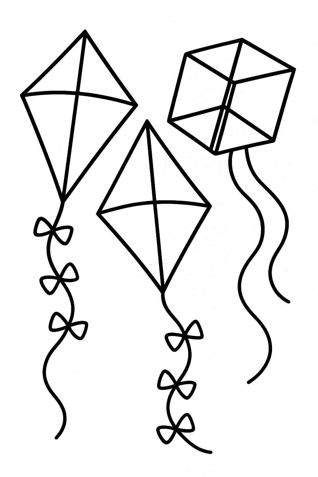 Desenho de Pipa Desenho Colorir Imprimir 14