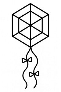 Desenho de Pipa Desenho Colorir Imprimir 16