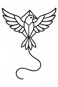 Desenho de Pipa Desenho Colorir Imprimir 18