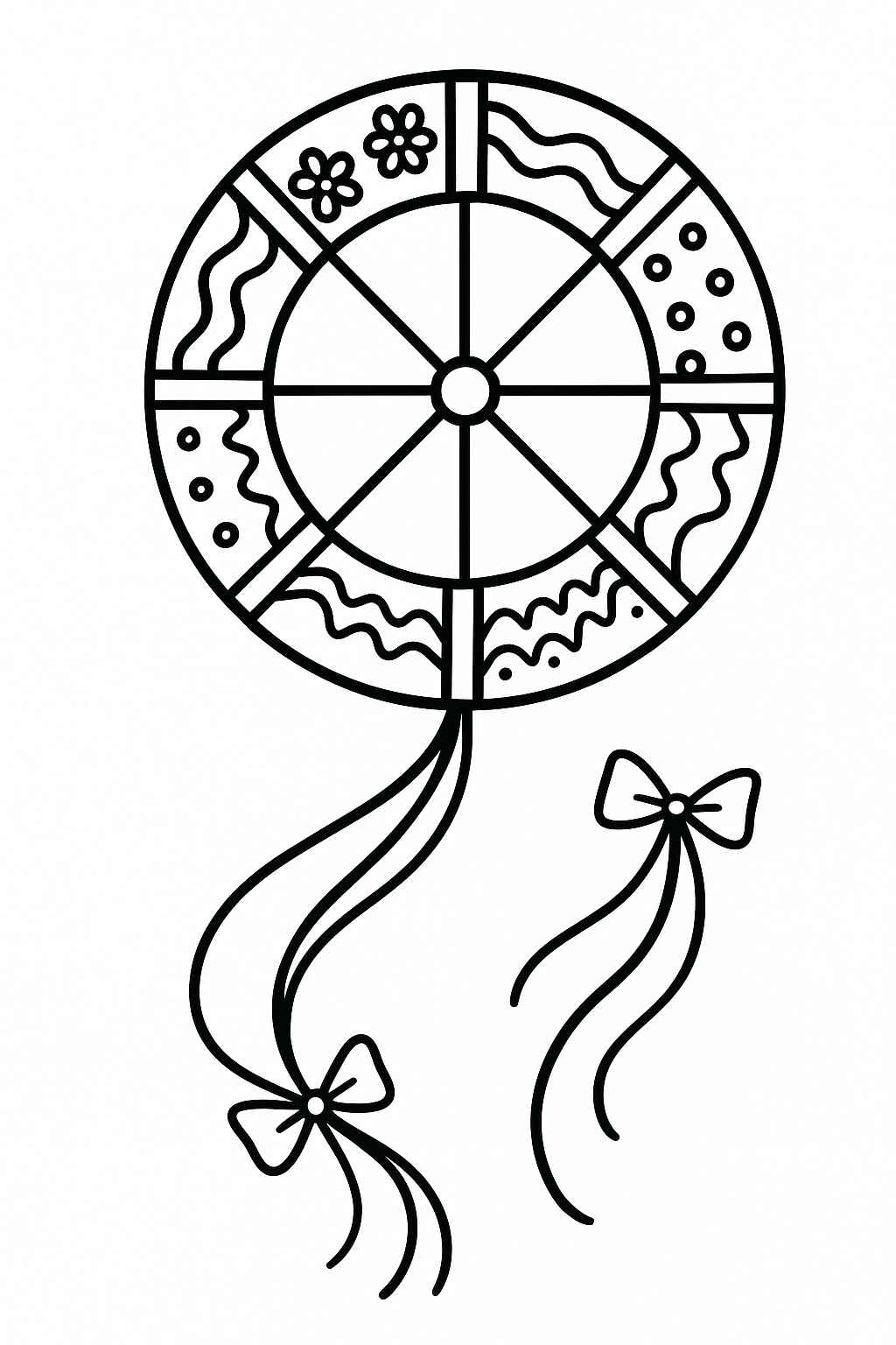 Desenho de Pipa Desenho Colorir Imprimir 19