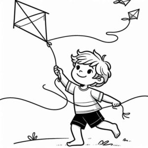 Desenho de Pipa Desenho Colorir Imprimir 28