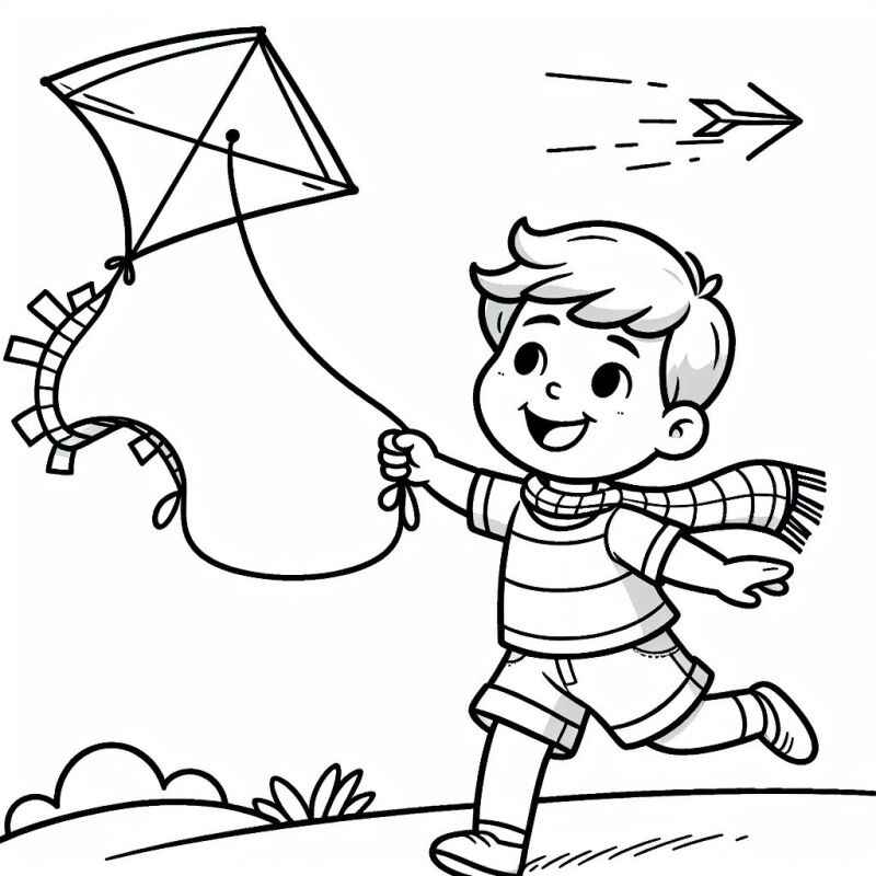 Desenho de Pipa Desenho Colorir Imprimir 29