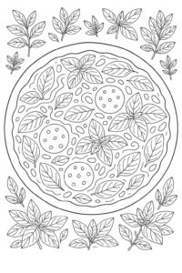 Desenho de Pizza Desenho Colorir Imprimir 47