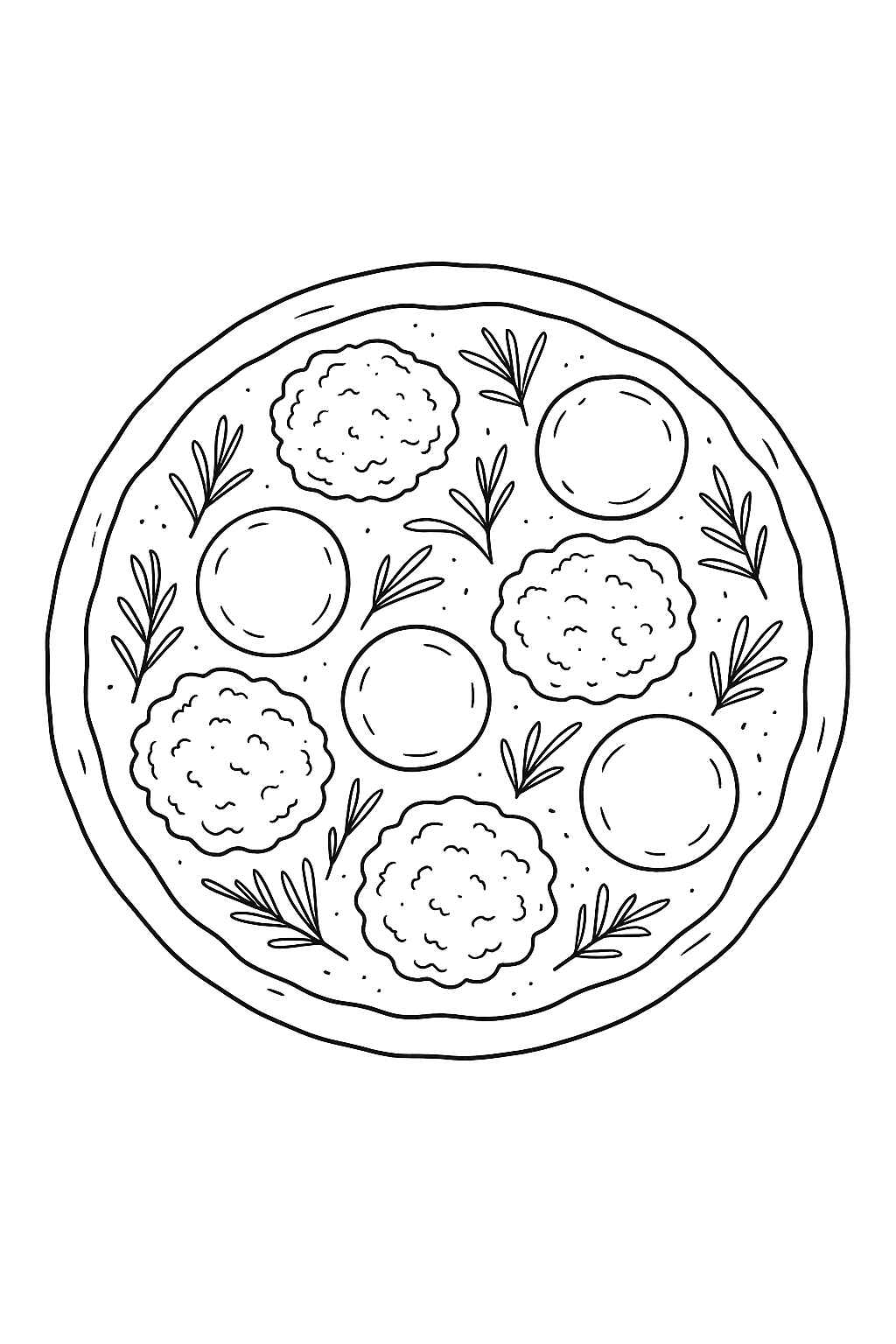 Desenho de Pizza Desenho Colorir Imprimir 48