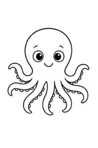 Desenho de Polvo Desenho Colorir Imprimir 23