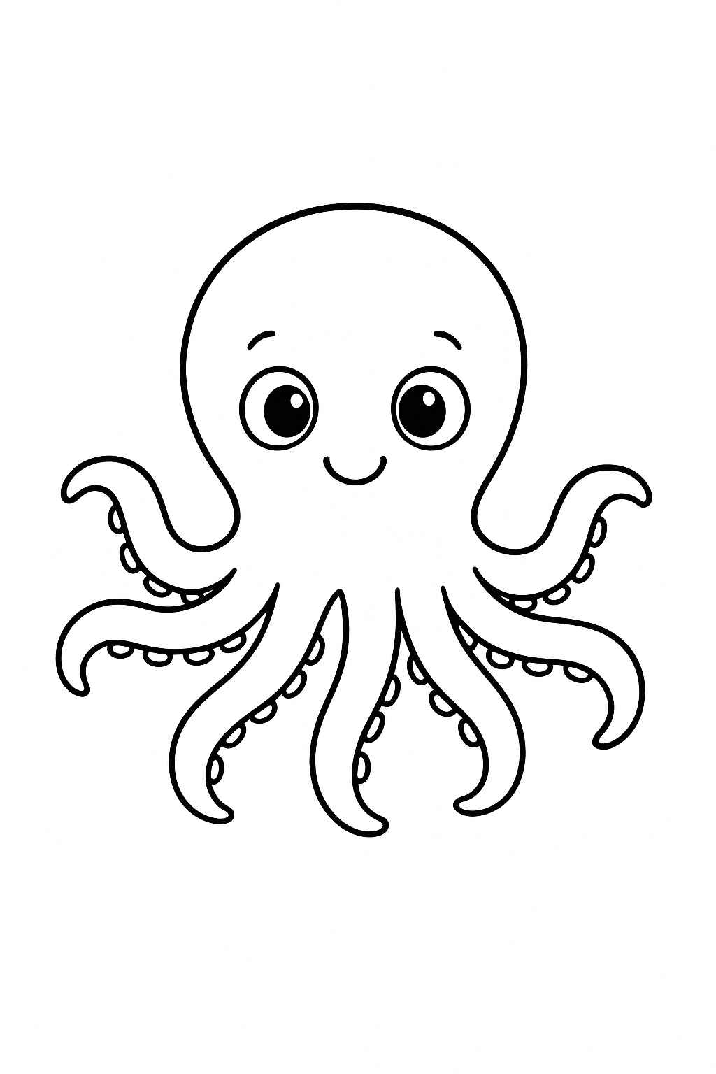 Desenho de Polvo Desenho Colorir Imprimir 23