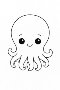 Desenho de Polvo Desenho Colorir Imprimir 25