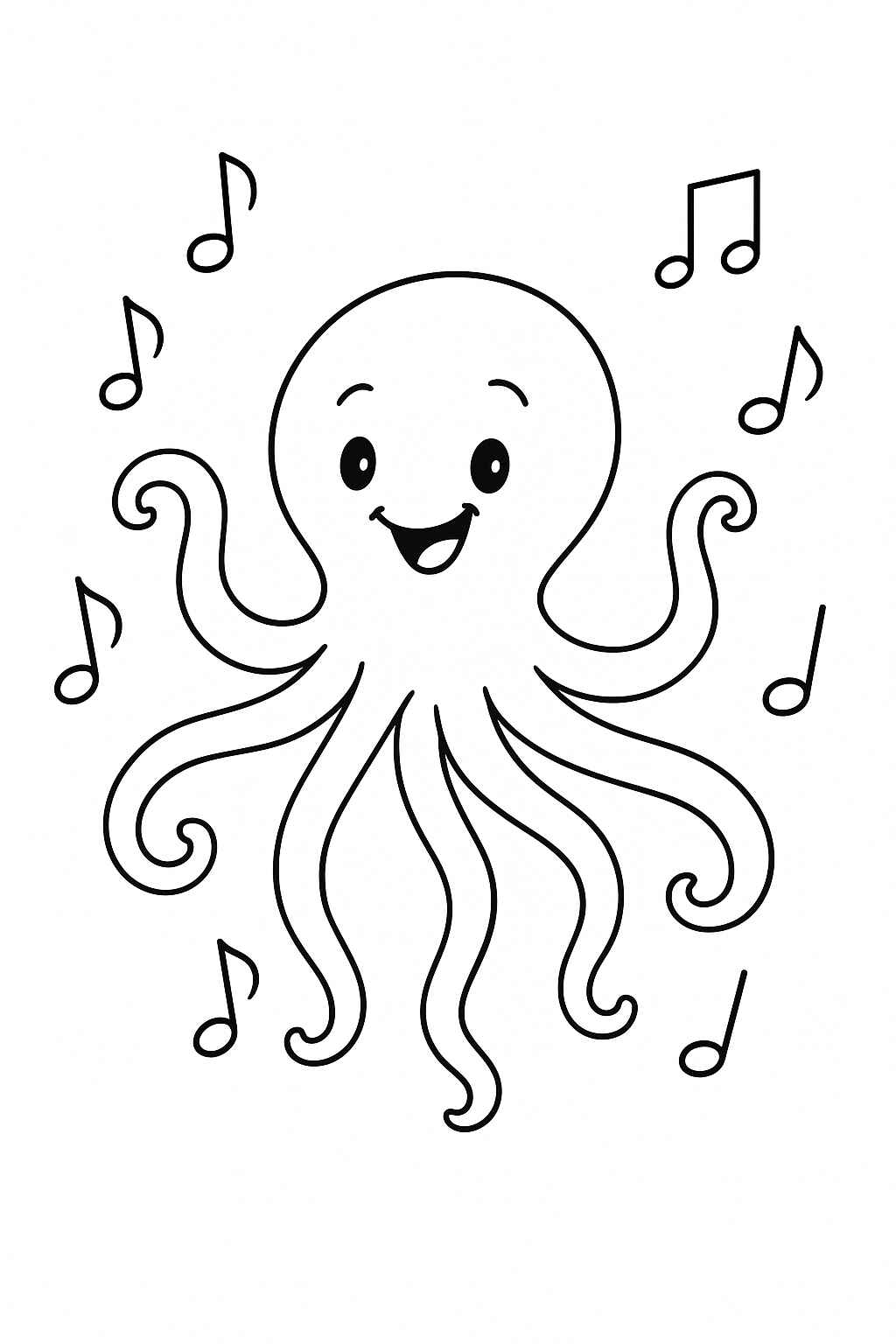 Desenho de Polvo Desenho Colorir Imprimir 29