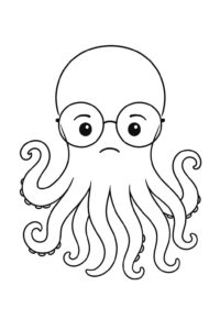 Desenho de Polvo Desenho Colorir Imprimir 33
