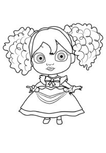 Desenho de Poppy Playtime Desenho Colorir Imprimir 01