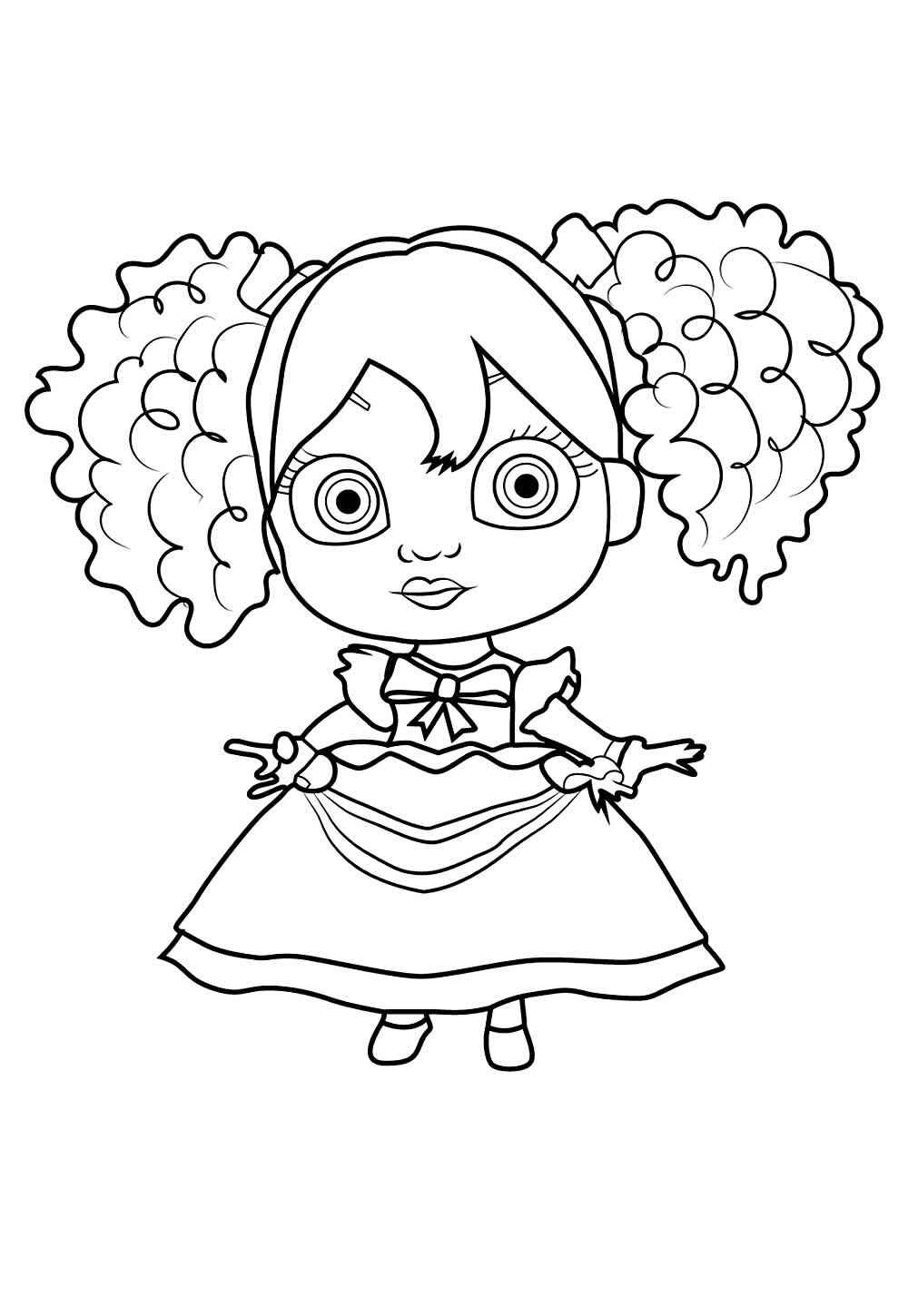 Desenho de Poppy Playtime Desenho Colorir Imprimir 01