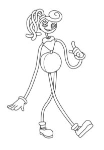 Desenho de Poppy Playtime Desenho Colorir Imprimir 03