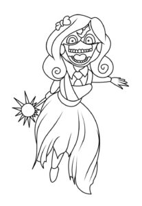 Desenho de Poppy Playtime Desenho Colorir Imprimir 04