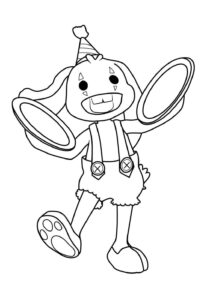 Desenho de Poppy Playtime Desenho Colorir Imprimir 05