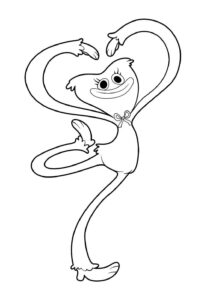 Desenho de Poppy Playtime Desenho Colorir Imprimir 08