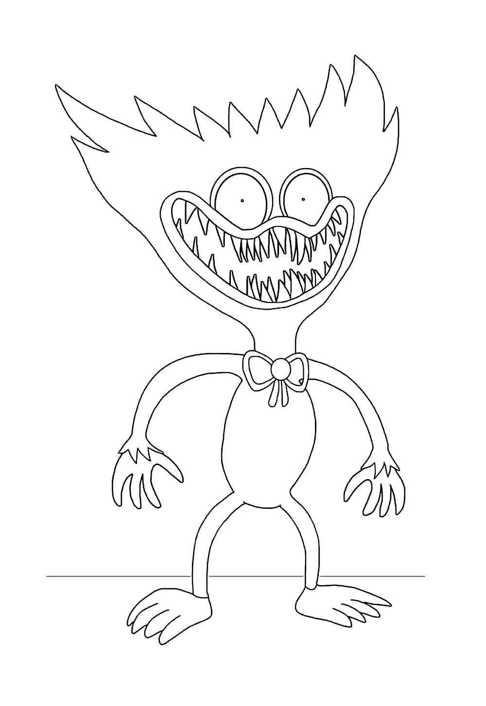 Desenho de Poppy Playtime Desenho Colorir Imprimir 11