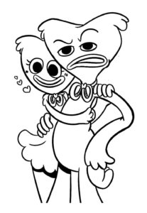 Desenho de Poppy Playtime Desenho Colorir Imprimir 12