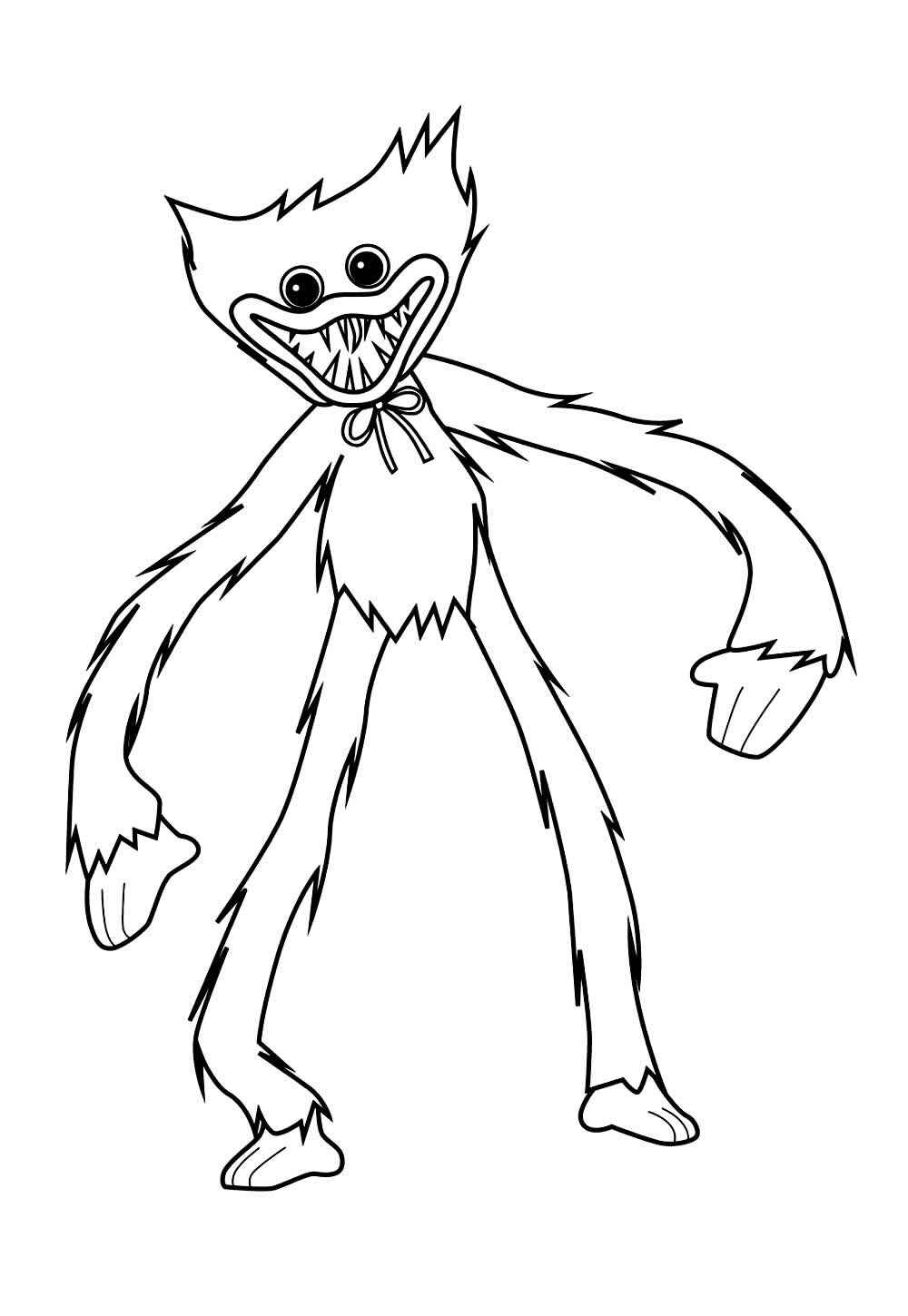 Desenho de Poppy Playtime Desenho Colorir Imprimir 13