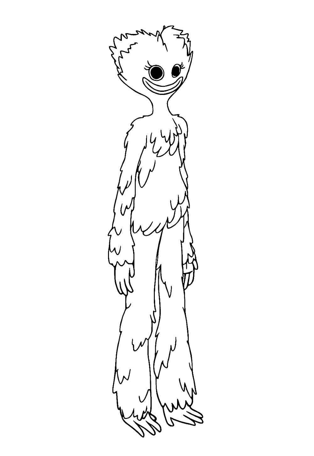 Desenho de Poppy Playtime Desenho Colorir Imprimir 14