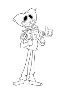 Desenho de Poppy Playtime Desenho Colorir Imprimir 15