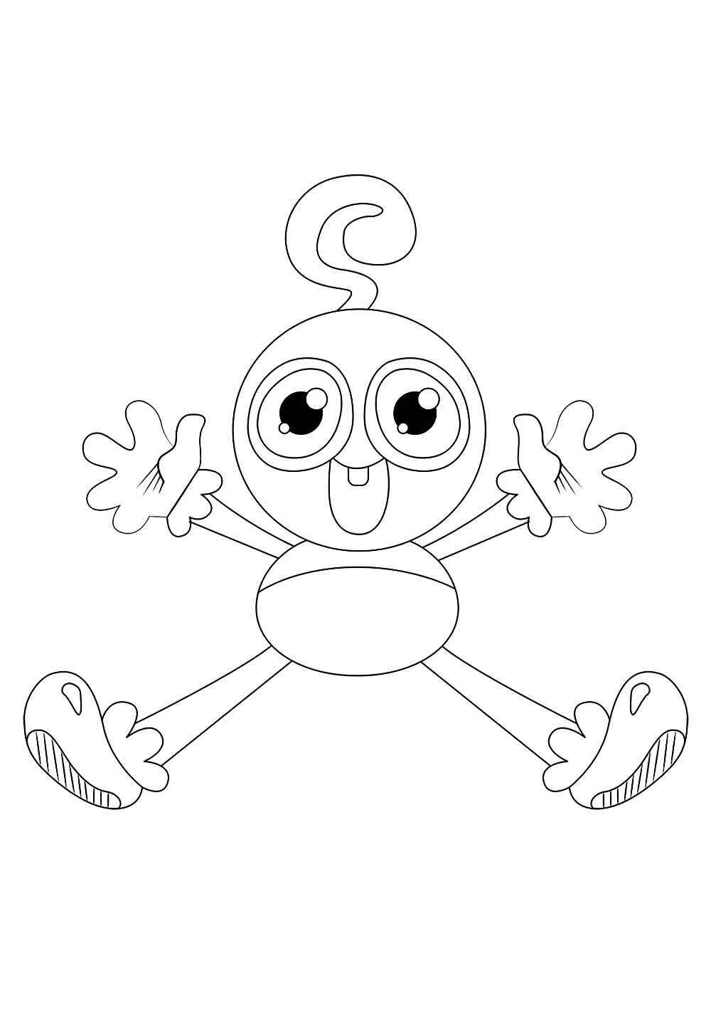 Desenho de Poppy Playtime Desenho Colorir Imprimir 19