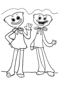 Desenho de Poppy Playtime Desenho Colorir Imprimir 23