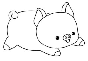 Desenho de Porco Desenho Colorir Imprimir 32