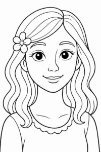 Desenho de Rosto Desenho Colorir Imprimir 07