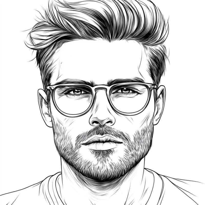 Desenho de Rosto Desenho Colorir Imprimir 17