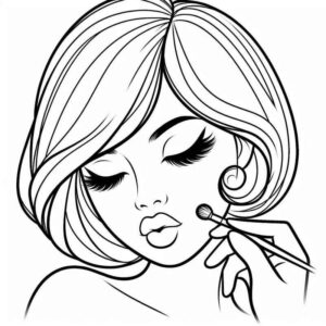 Desenho de Rosto Desenho Colorir Imprimir 21