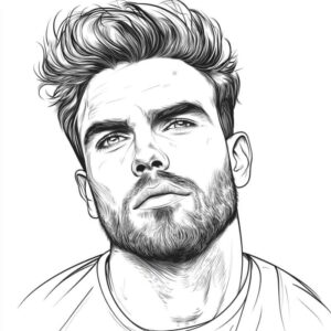 Desenho de Rosto Desenho Colorir Imprimir 25