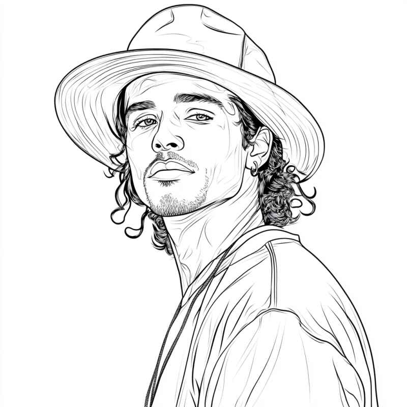 Desenho de Rosto Desenho Colorir Imprimir 27