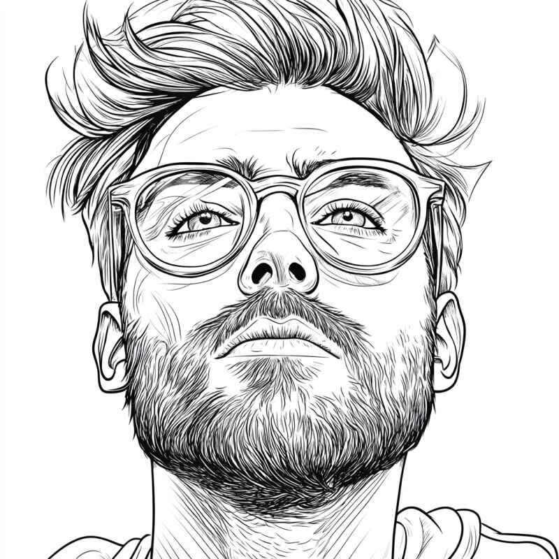 Desenho de Rosto Desenho Colorir Imprimir 28