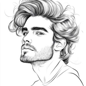 Desenho de Rosto Desenho Colorir Imprimir 35