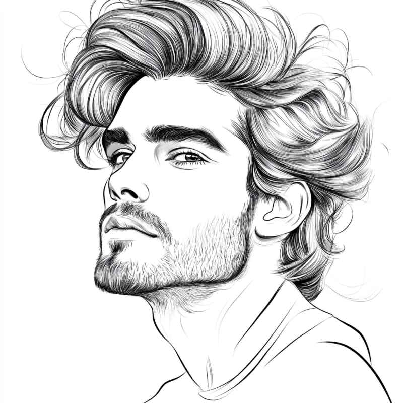 Desenho de Rosto Desenho Colorir Imprimir 35