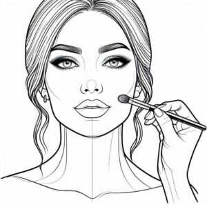 Desenho de Rosto Desenho Colorir Imprimir 41