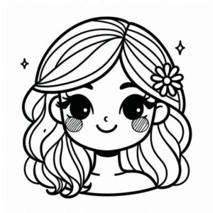 Desenho de Rosto Desenho Colorir Imprimir 43