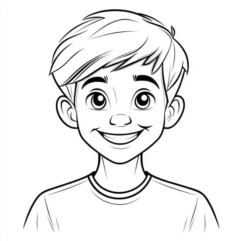 Desenho de Rosto Desenho Colorir Imprimir 44