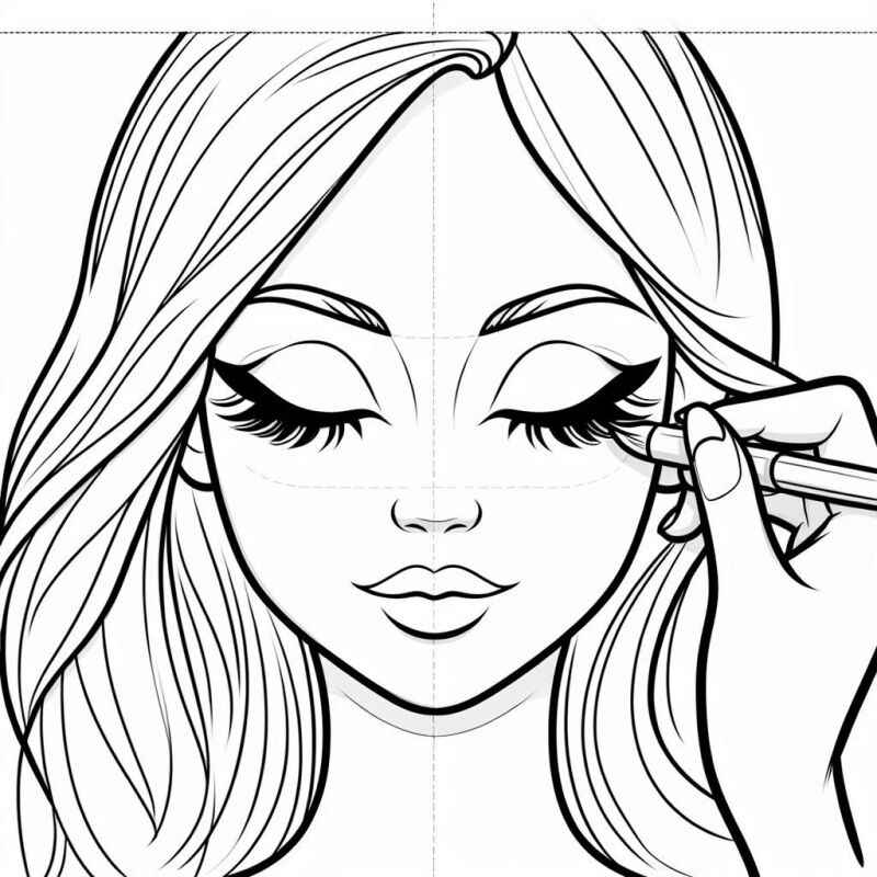 Desenho de Rosto Desenho Colorir Imprimir 45