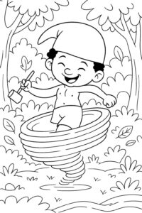 Desenho de Saci Desenho Colorir Imprimir 13