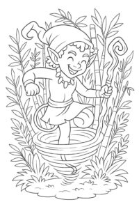 Desenho de Saci Desenho Colorir Imprimir 15