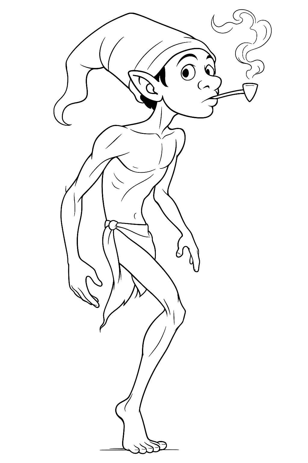 Desenho de Saci Desenho Colorir Imprimir 16