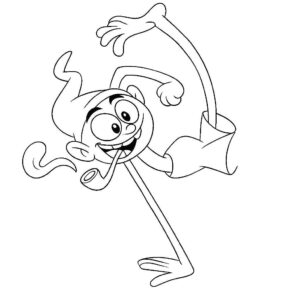 Desenho de Saci Desenho Colorir Imprimir 17