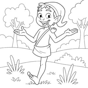 Desenho de Saci Desenho Colorir Imprimir 18