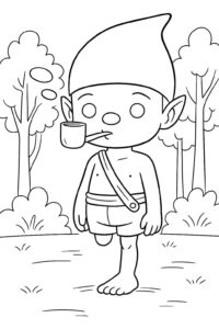 Desenho de Saci Desenho Colorir Imprimir 19